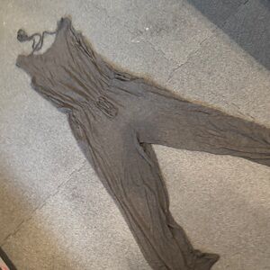 Égs Gray Textured Jumpsuit